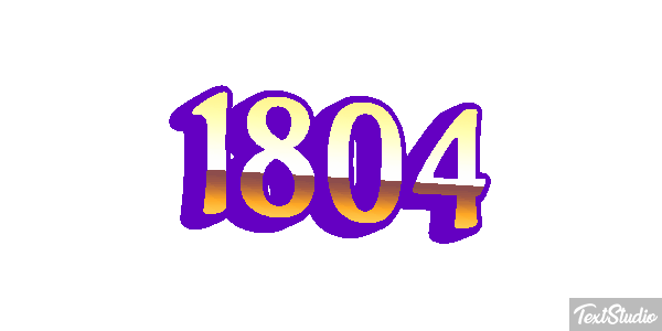 1804 Text effect