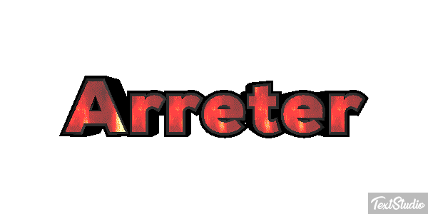 Arrêter Effet de texte