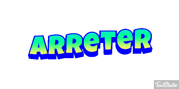 Arrêter Effet de texte