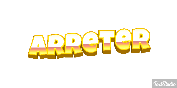 Arrêter Effet de texte