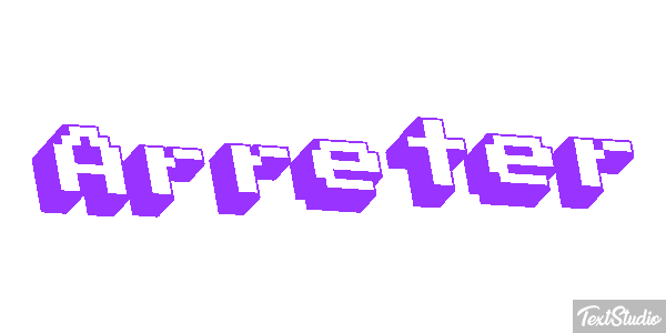 Arrêter Effet de texte
