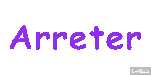 Arrêter Effet de texte