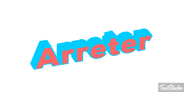 Arrêter Effet de texte