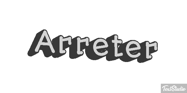 Arrêter Effet de texte