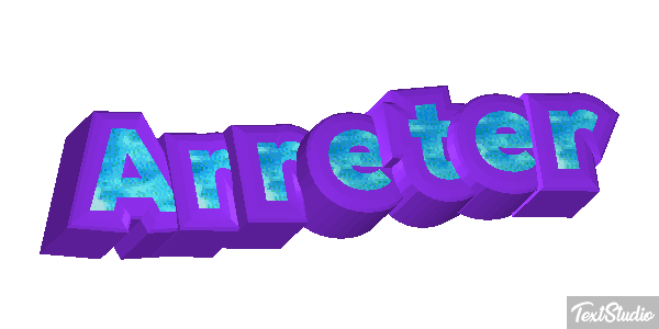 Arrêter Effet de texte