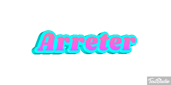 Arrêter Effet de texte