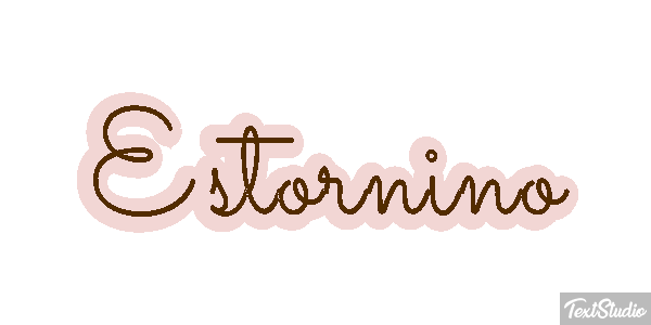 Estornino Texteffekt