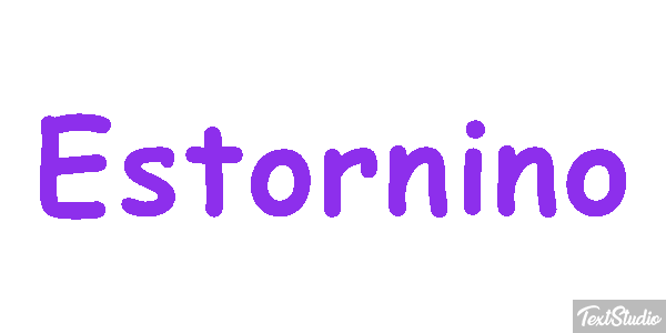 Estornino Texteffekt