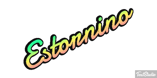 Estornino Texteffekt