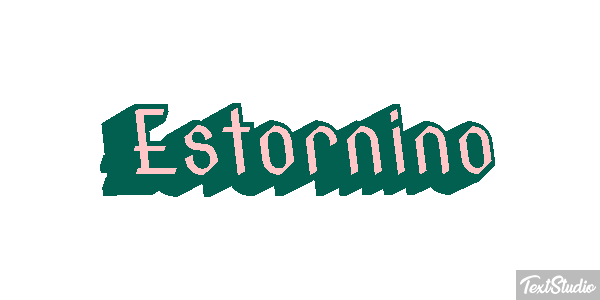 Estornino Texteffekt