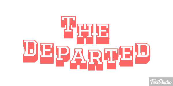 The Departed Efekt tekstowy