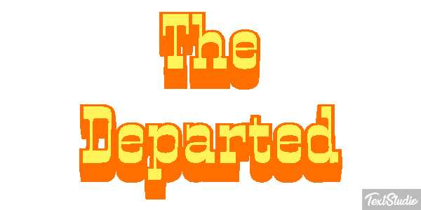 The Departed Efekt tekstowy