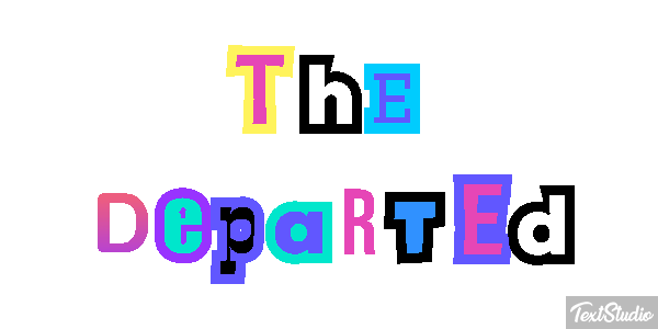 The Departed Efekt tekstowy