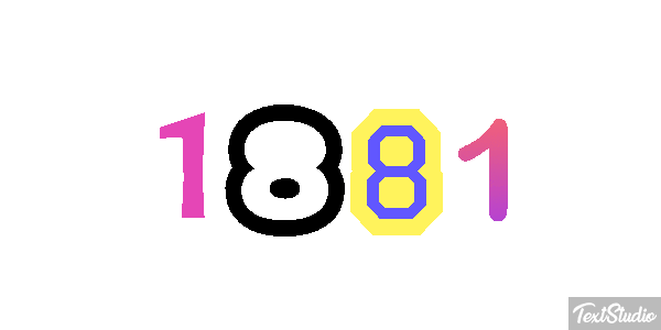 1881 Effet de texte