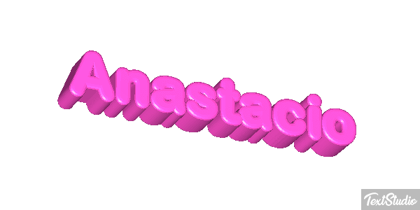 Anastacio Text effect