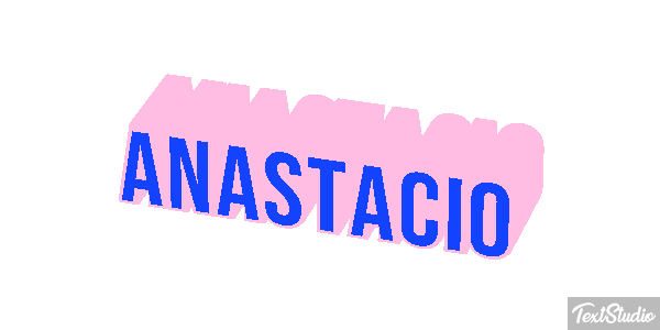 Anastacio Text effect