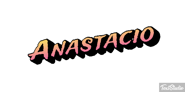 Anastacio Text effect