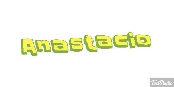Anastacio Text effect