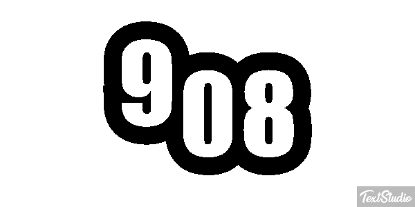908 Efecto de texto