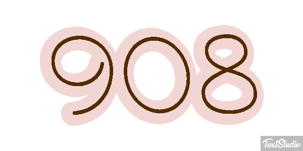 908 Efecto de texto