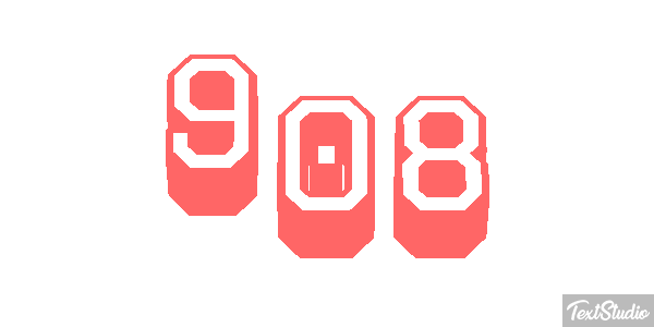 908 Efecto de texto