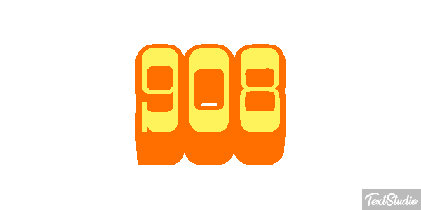 908 Efecto de texto