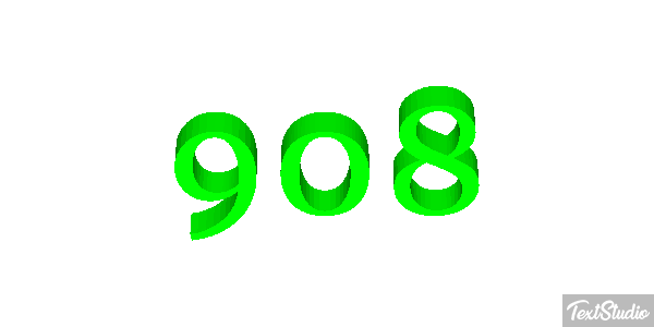 908 Efecto de texto