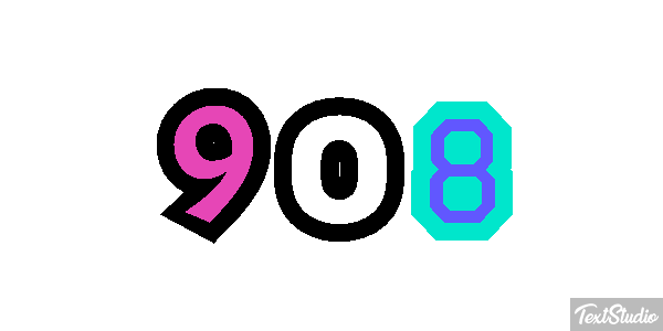 908 Efecto de texto