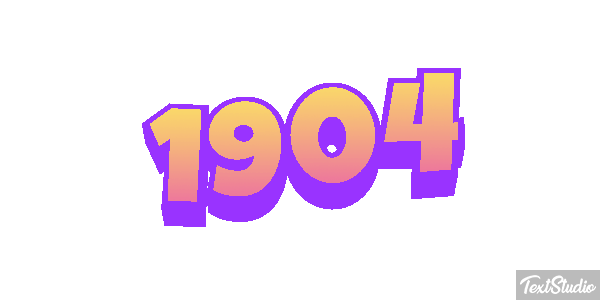 1904 Tekst effect