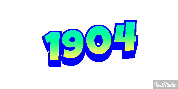 1904 Tekst effect