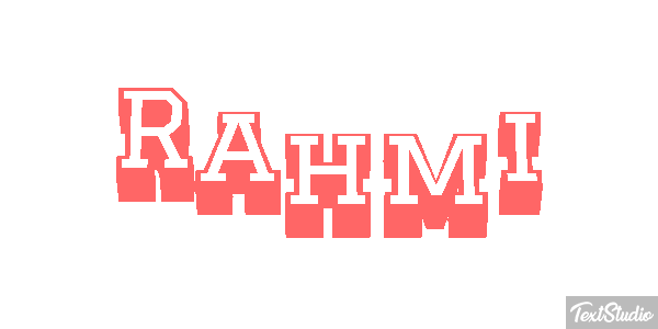 Rahmi Efecto de texto