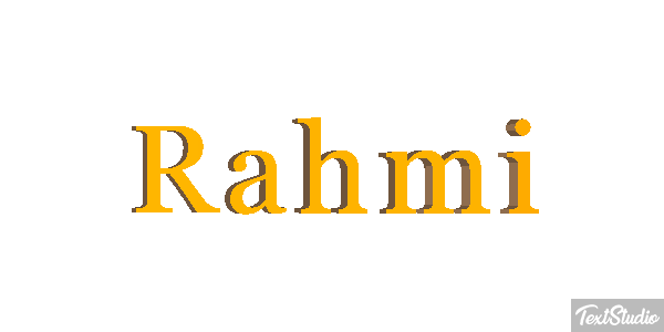 Rahmi Efecto de texto