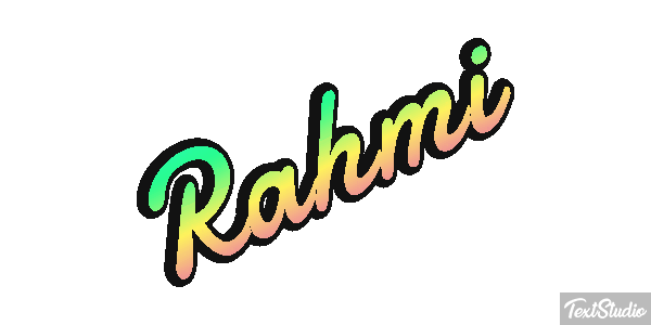 Rahmi Efecto de texto