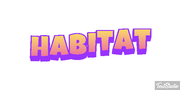 Habitat Text effect