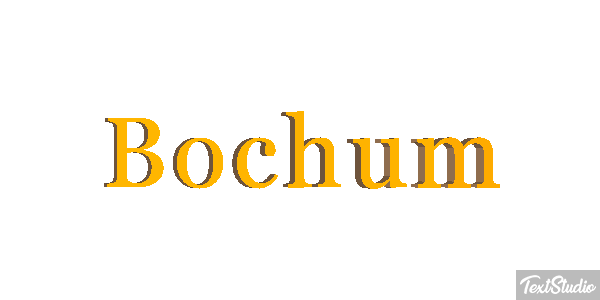 Bochum Text effect