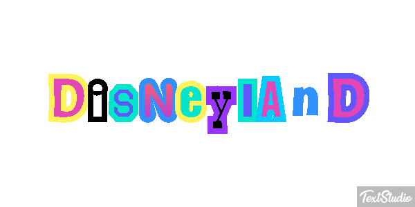 Disneyland Metin efekti