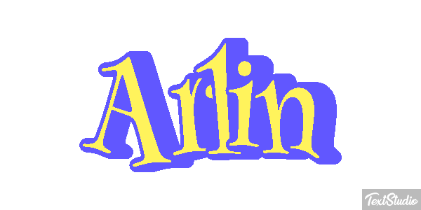 Arlin Text effect