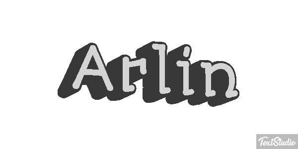 Arlin Text effect