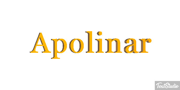 Apolinar Efecto de texto