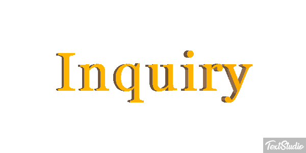 Inquiry Texteffekt