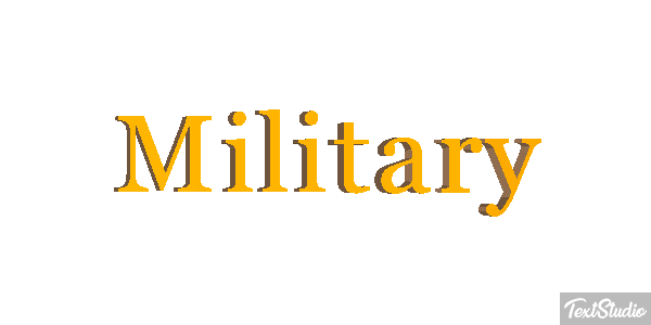 Military Text effect