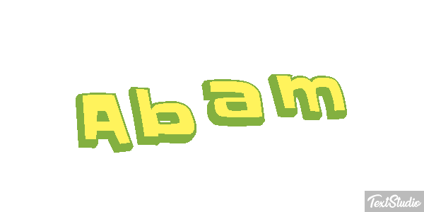 Abam Text effect