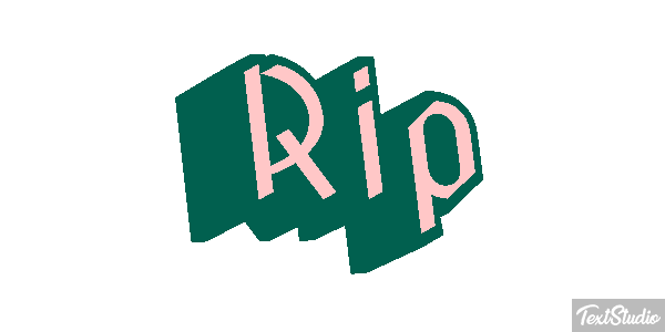 Rip Text effect