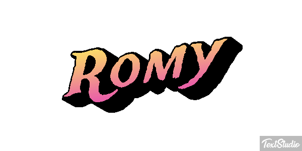 Romy Effetto testo
