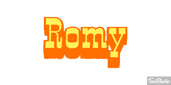 Romy Effetto testo