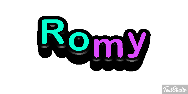 Romy Effetto testo