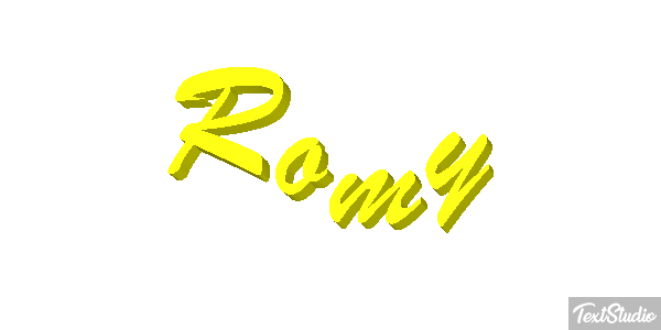 Romy Effetto testo