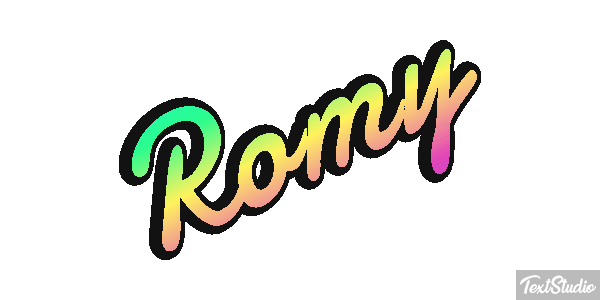 Romy Effetto testo