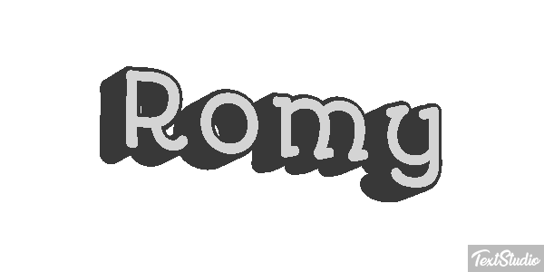 Romy Effetto testo