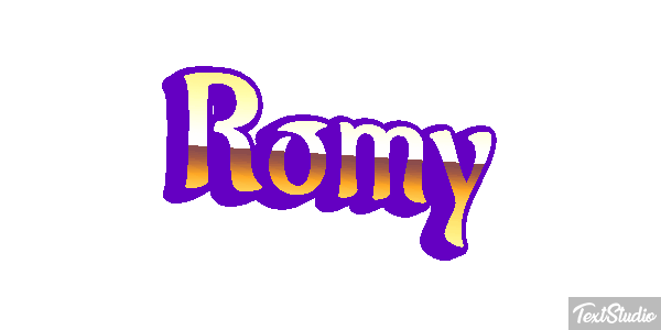 Romy Effetto testo
